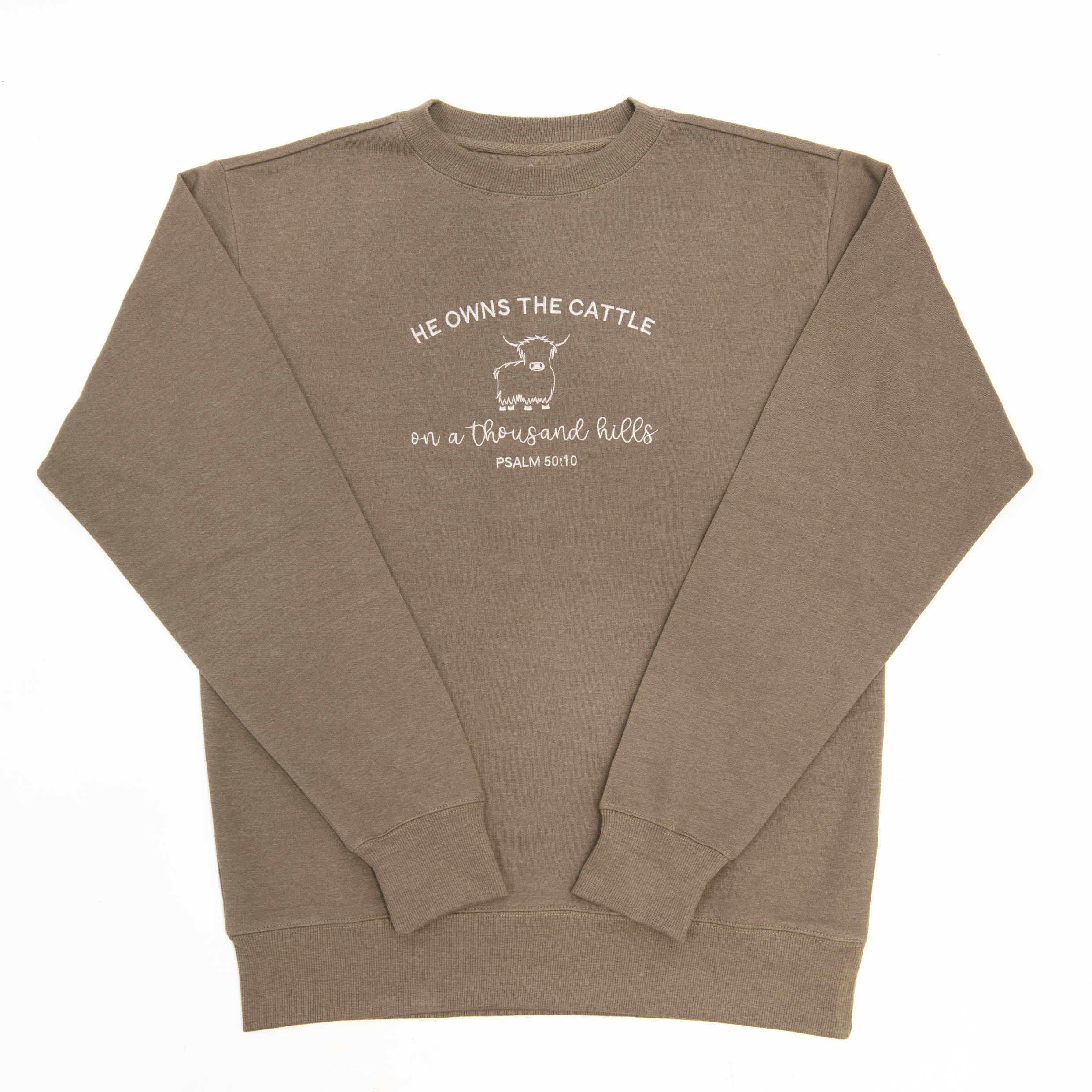 He Owns the Cattle Sweatshirt - Image 3