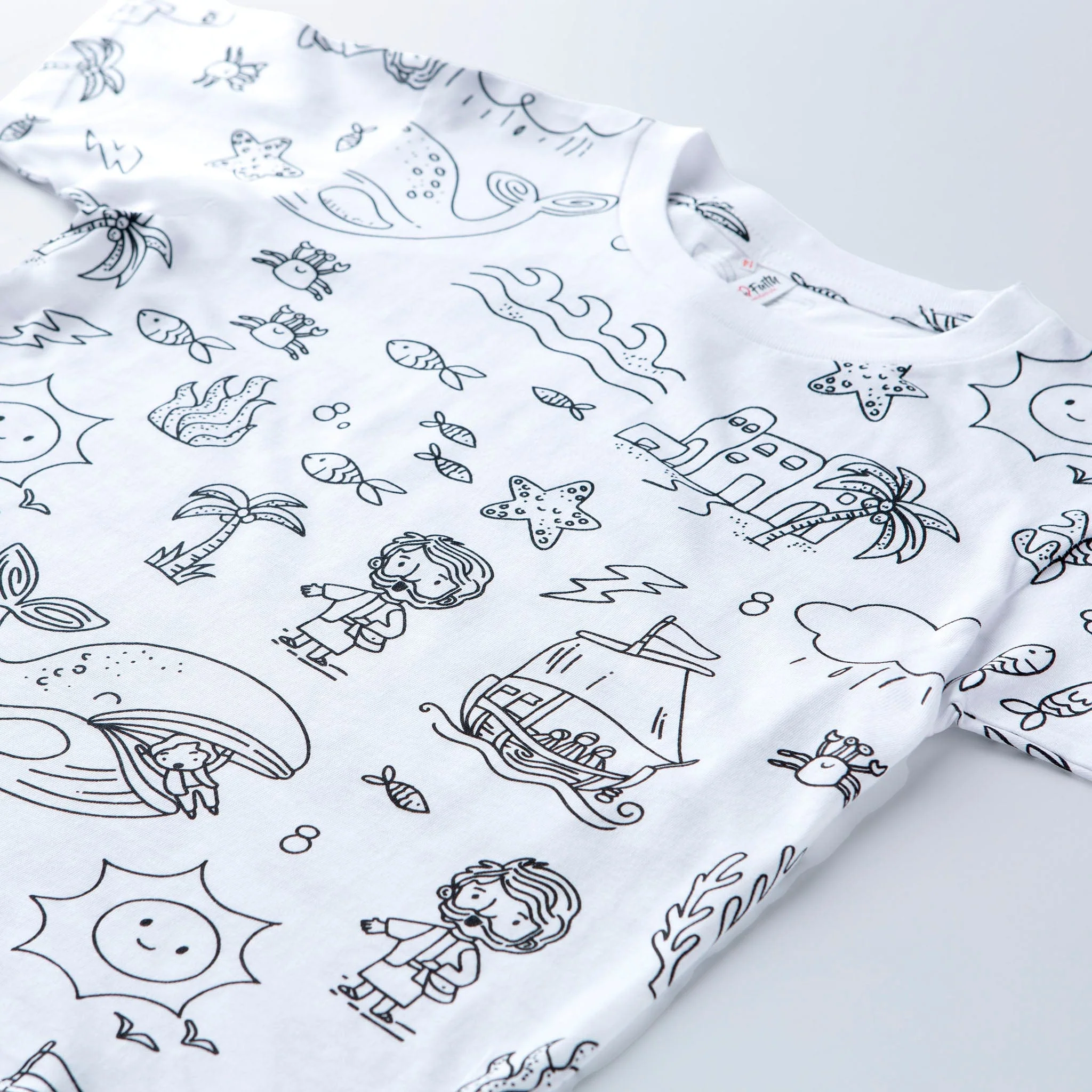 Jonah Color Me T-Shirt for Kids! - Image 3