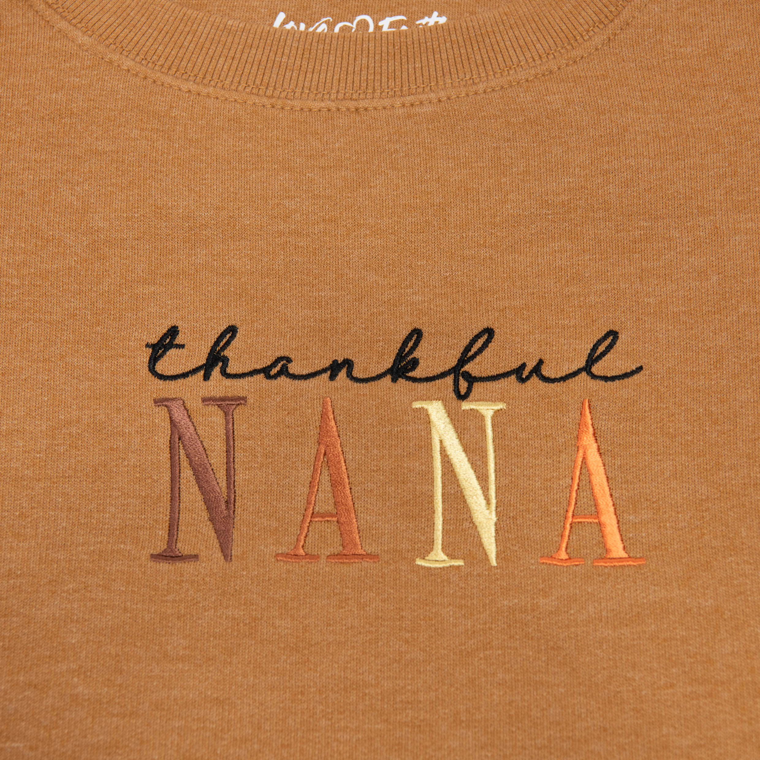 Embroidered Thankful Nana Sweatshirt - Image 3