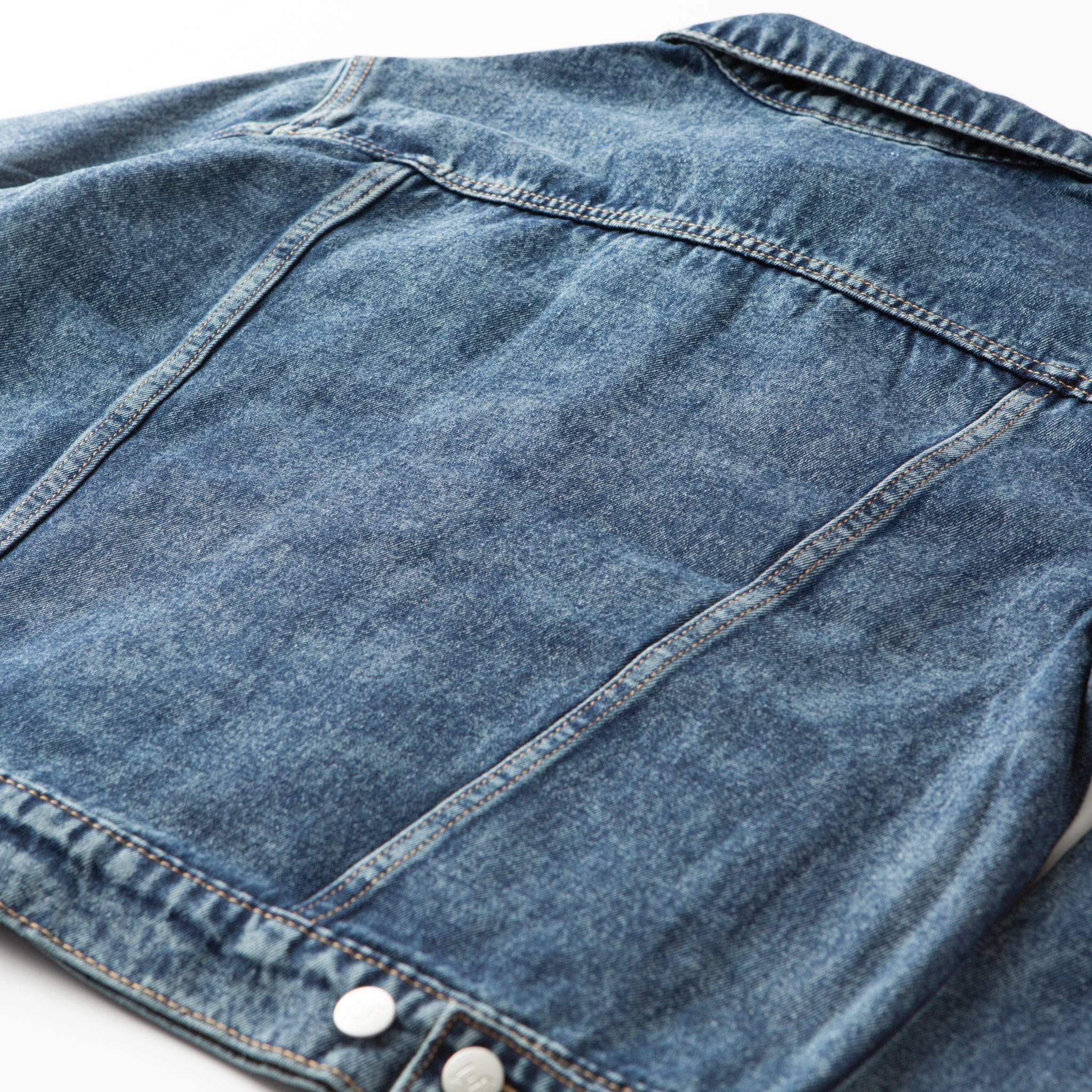Vintage Washed Created With A Purpose Denim Jacket - Image 5