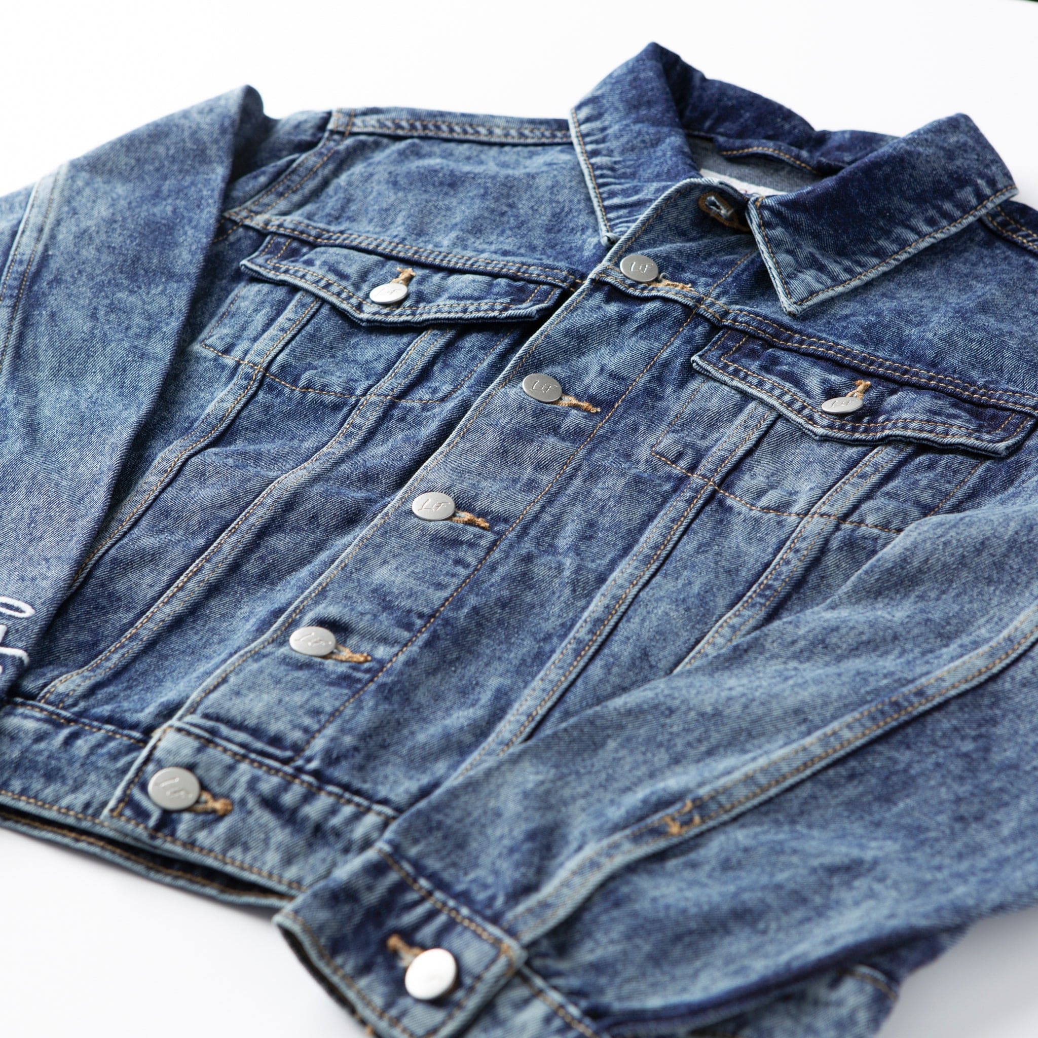 Vintage Washed Faith Denim Jacket - Image 9