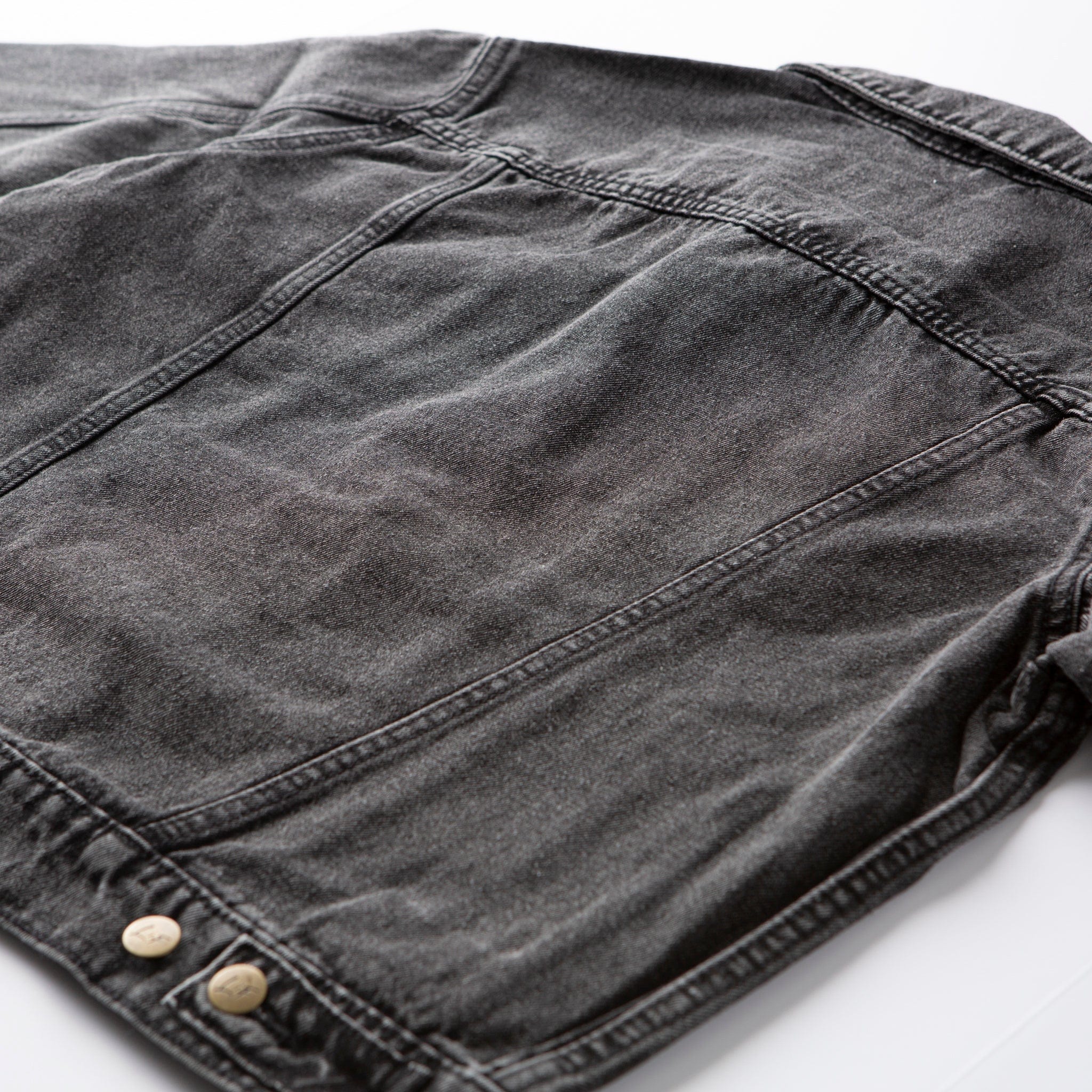 Vintage Washed Faith Over Fear Denim Jacket - Image 5