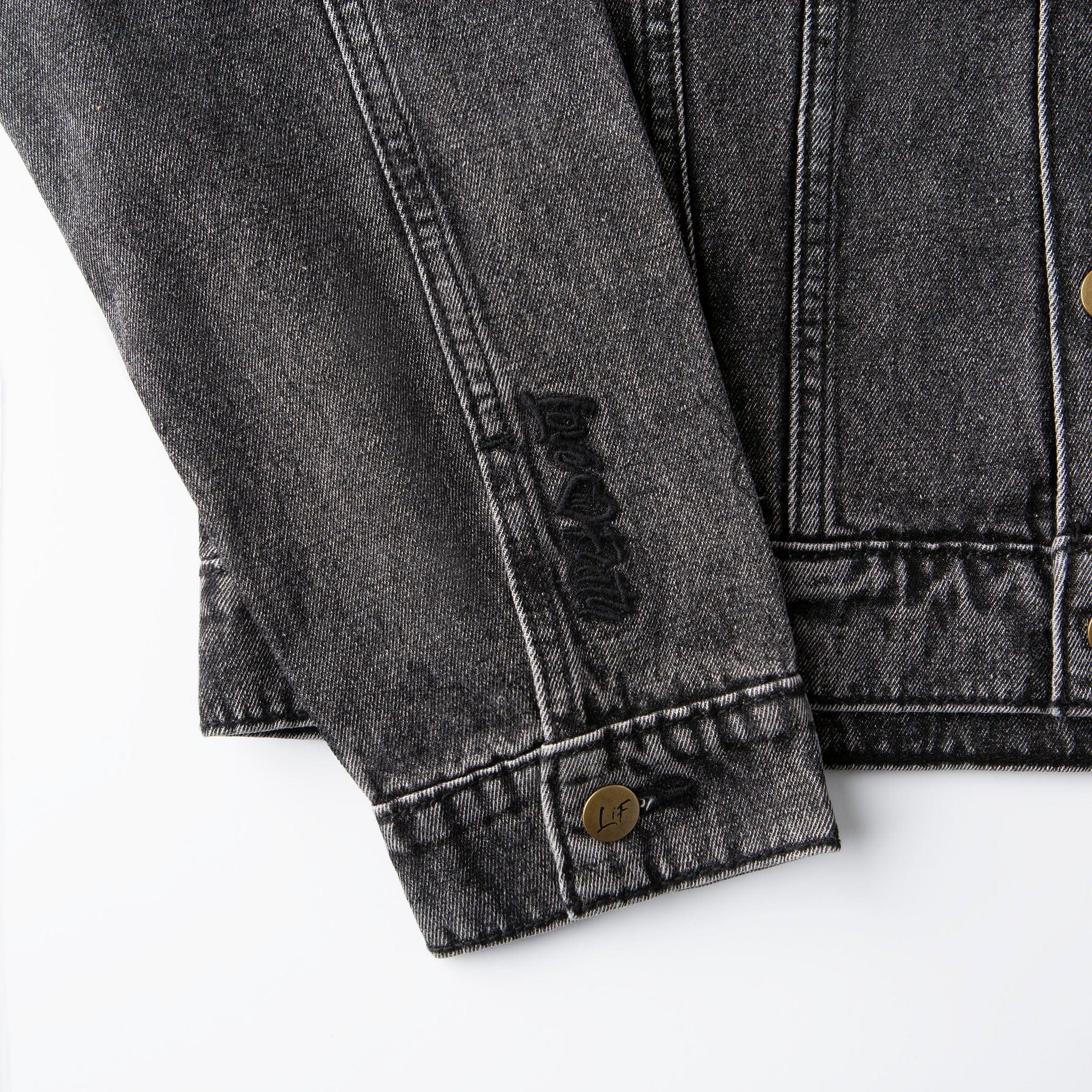 Vintage Washed Jesus is King Denim Jacket - Image 4