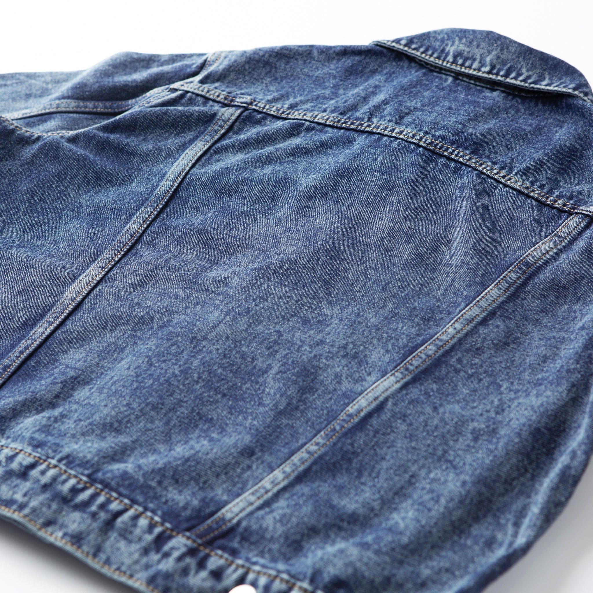 Vintage Washed Love in Faith Denim Jacket - Image 12
