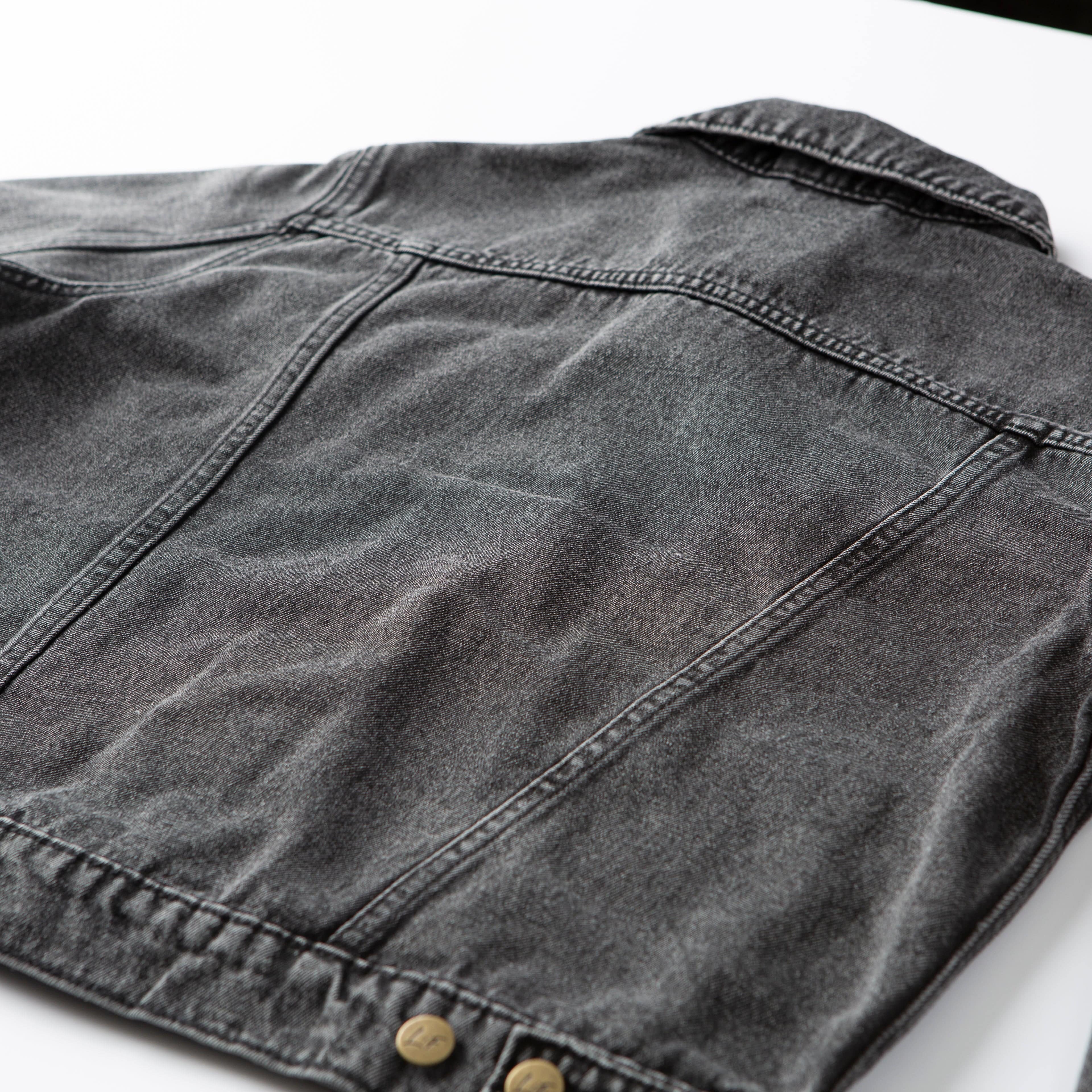 Vintage Washed Love in Faith Denim Jacket - Image 6