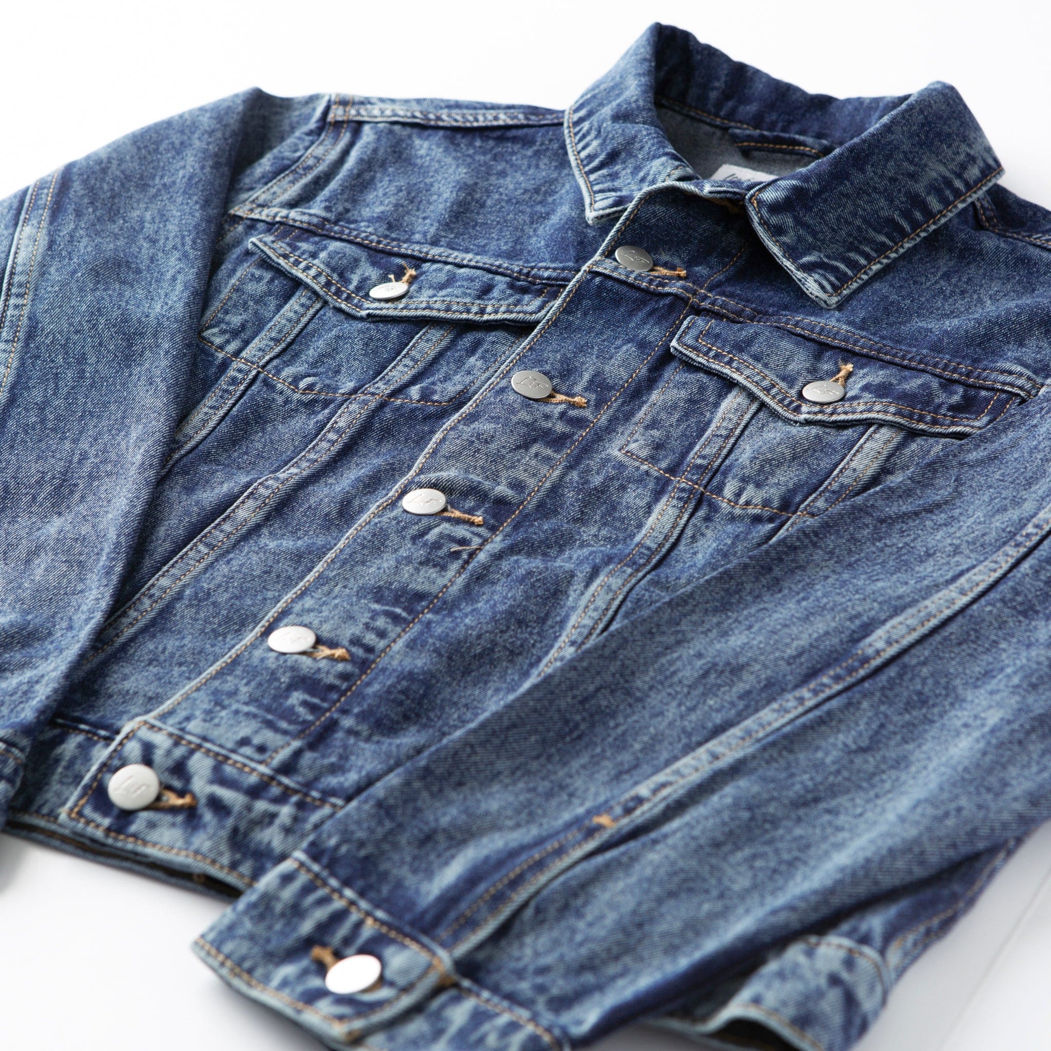 Vintage Washed Love in Faith Denim Jacket - Image 8