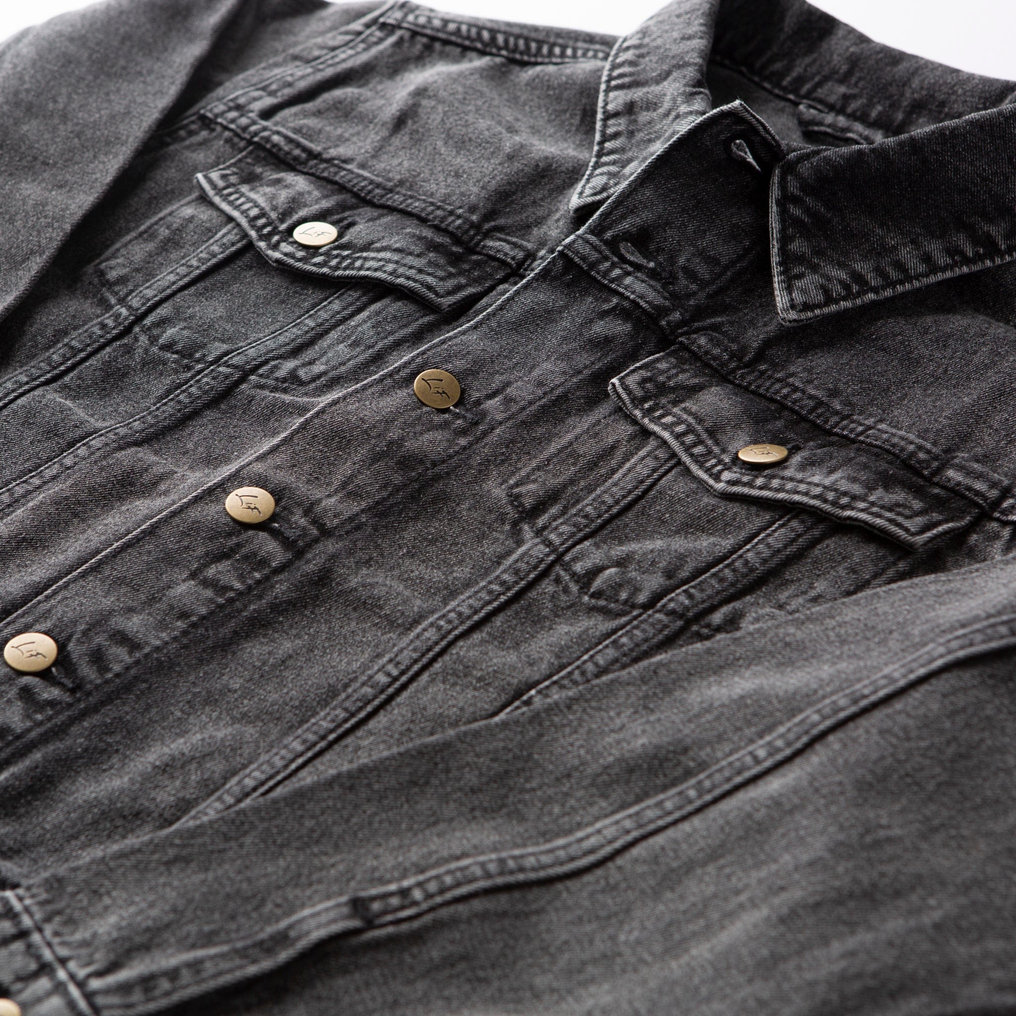 Vintage Washed Love Like Jesus Denim Jacket - Image 9